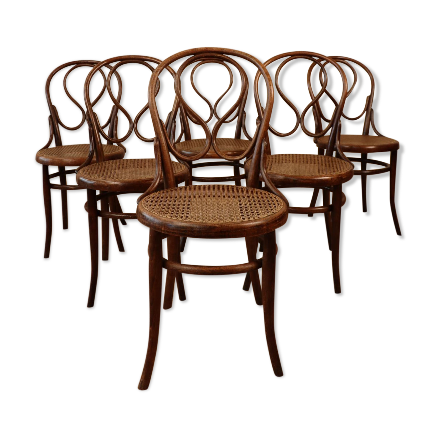 Set of 6 omega bistro chairs