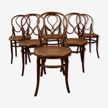 Ensemble de 6 chaises bistrot omega