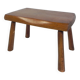Vintage oak stump stool, 1960s