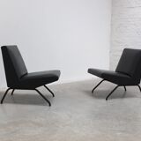 Pair of 'Visiteur' easy chairs by Pierre Guariche for Meurop, 1961