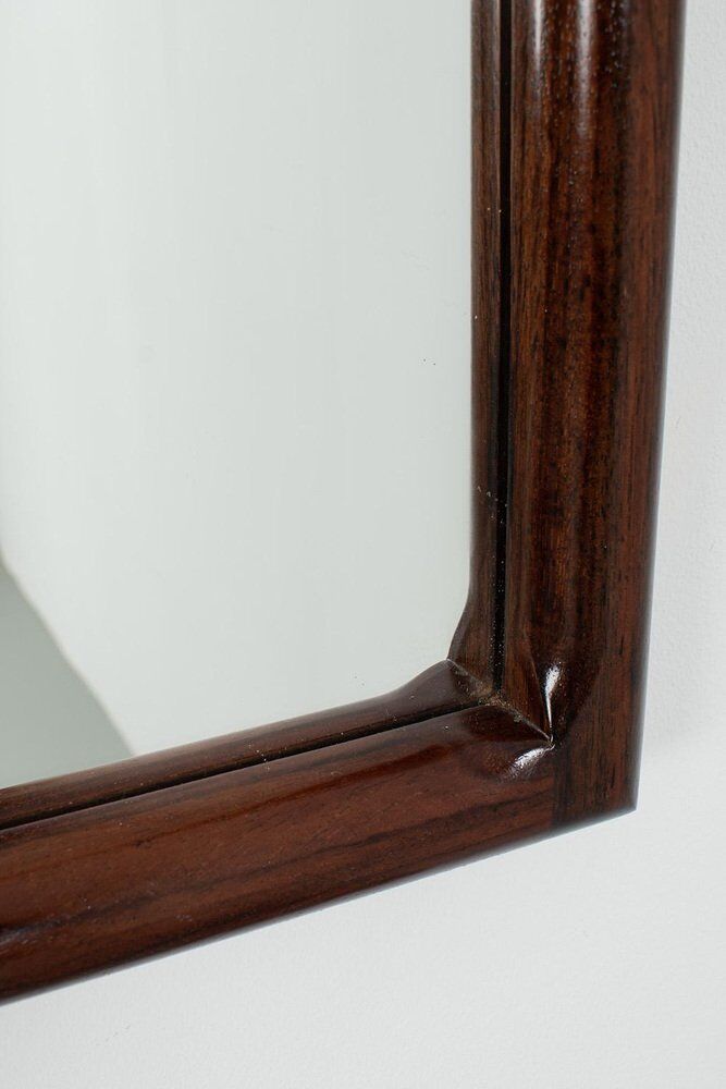 Mirror with Wooden Frame, Vildbjerg, 1970s