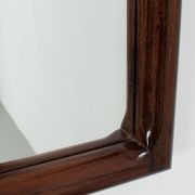 Miroir avec cadre en bois, Vildbjerg, années 1970