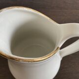 Jug or charming small vase, porcelain MEHUN, France