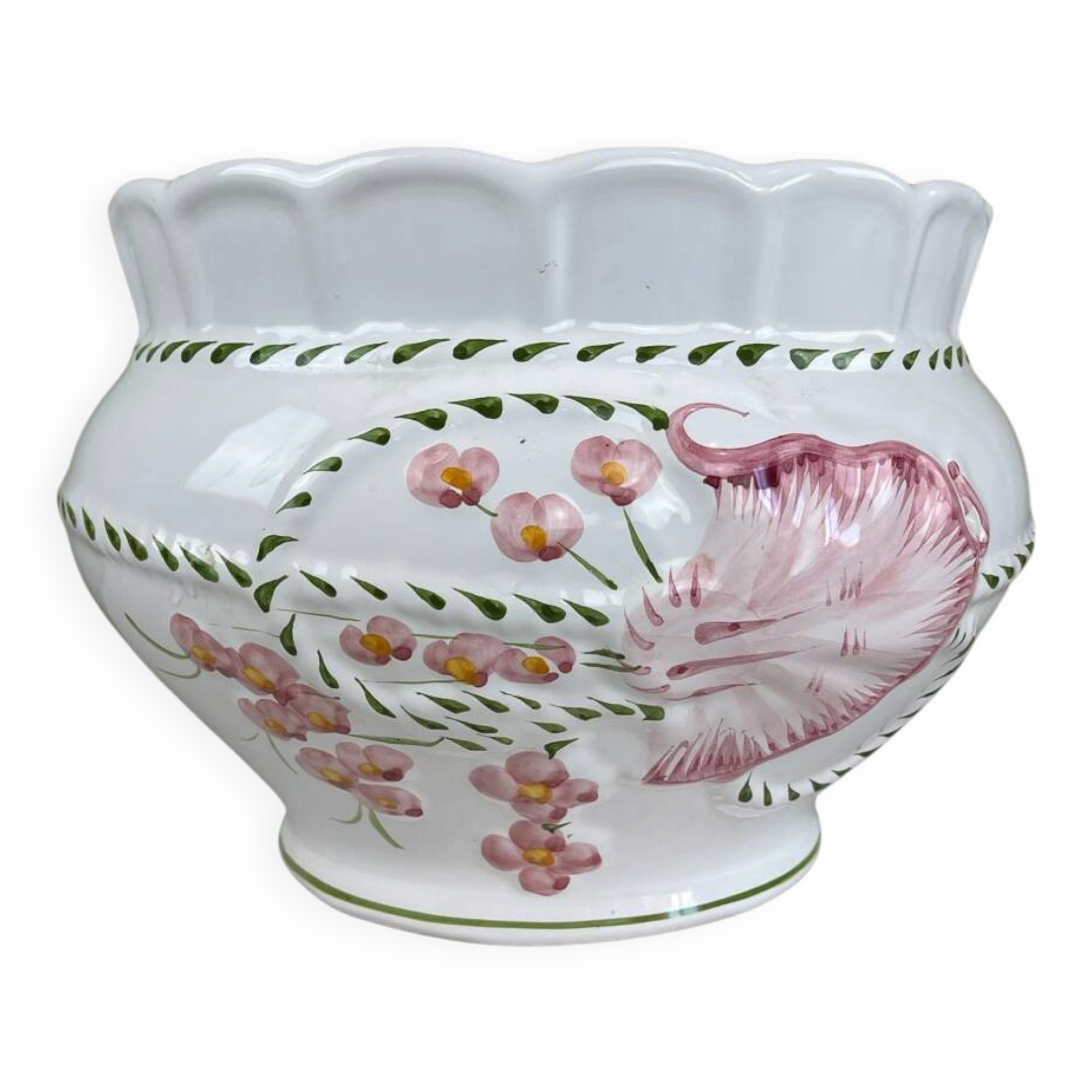 Large ceramic cache-pot