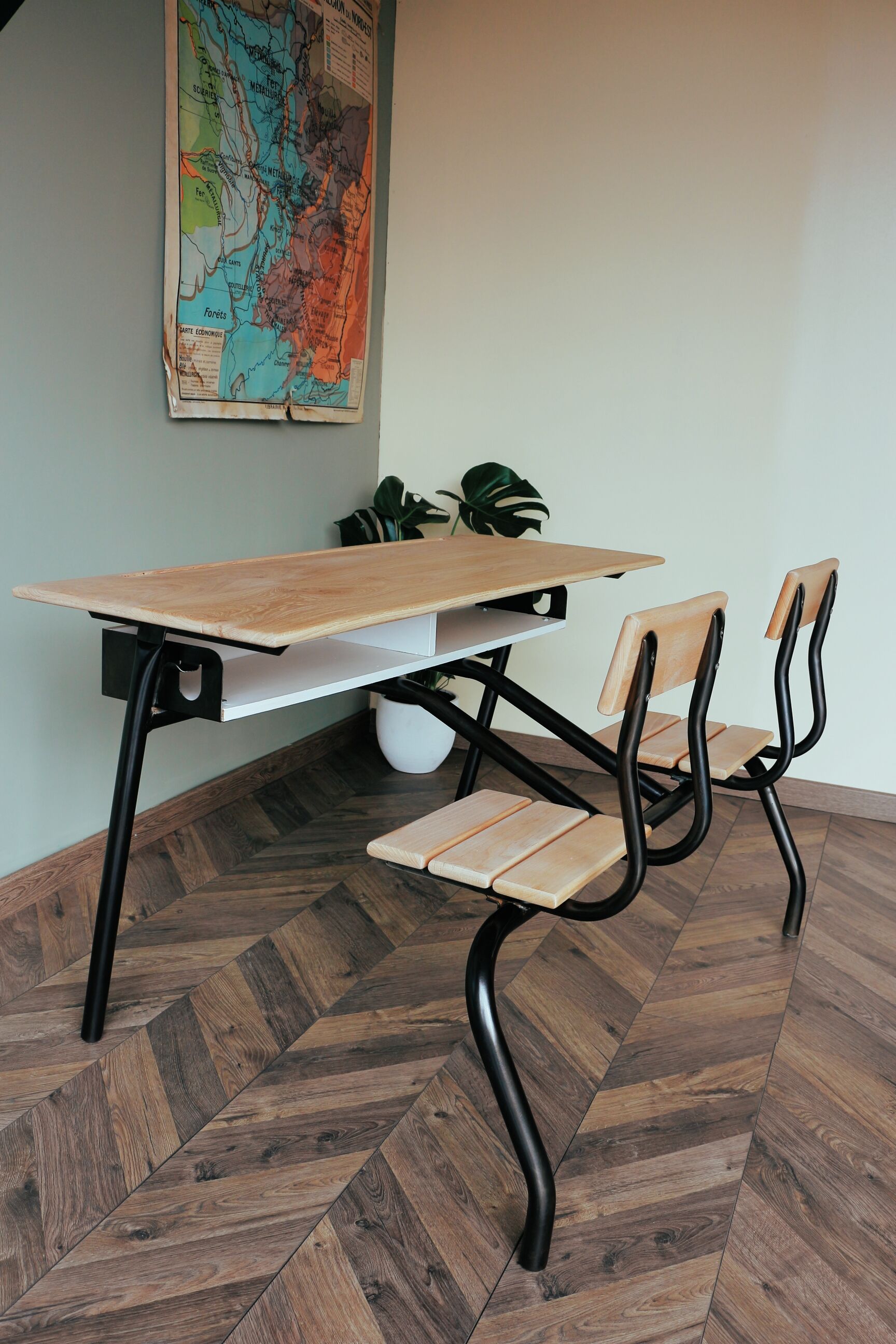 2-seater school desk