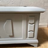 Light grey wood chest