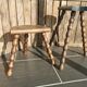 Pair of tripod stools