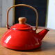 Enamelled kettle from the 80s