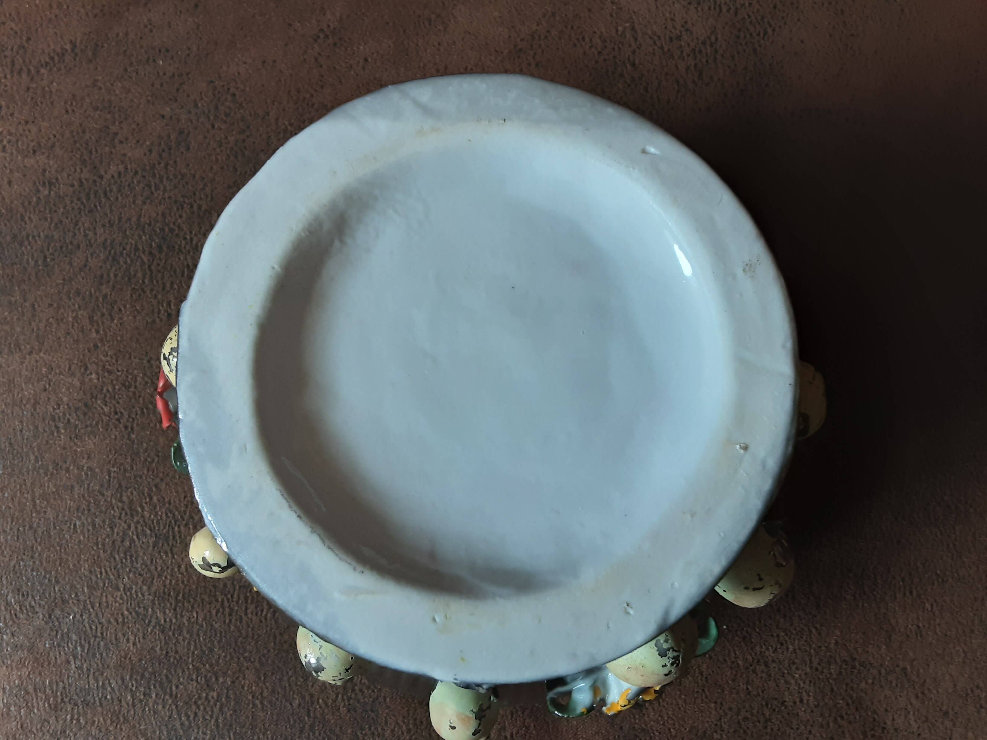 Original barbotine style bowl