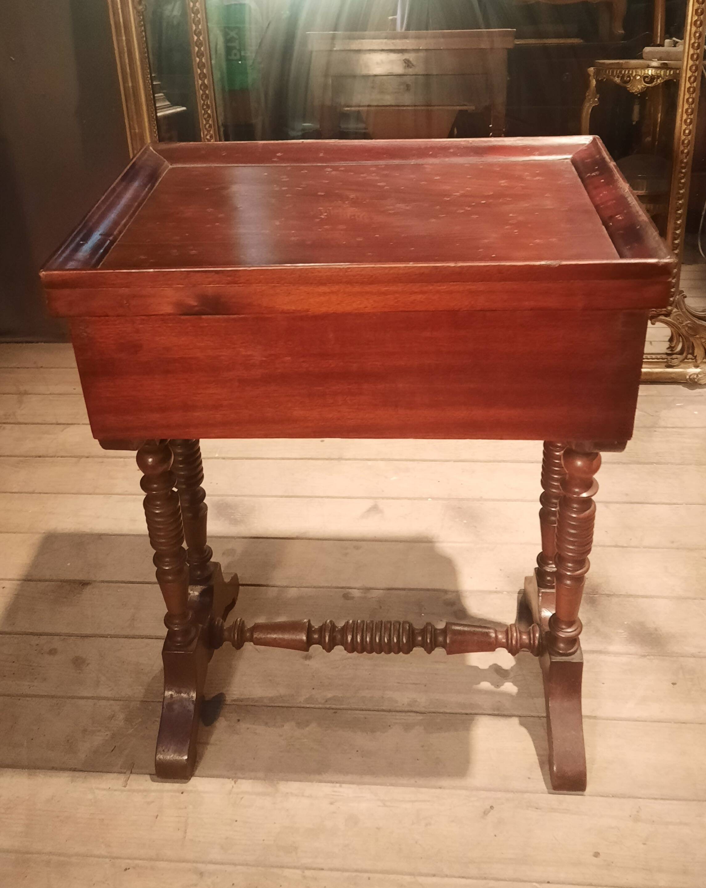 19th-century mahogany storage furniture