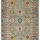 Turkish Handknotted Wool Oushak Rug 198 cm x 300 cm