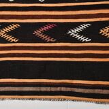 3x12 Pinstriped Kilim Runner Rug, 91x349Cm