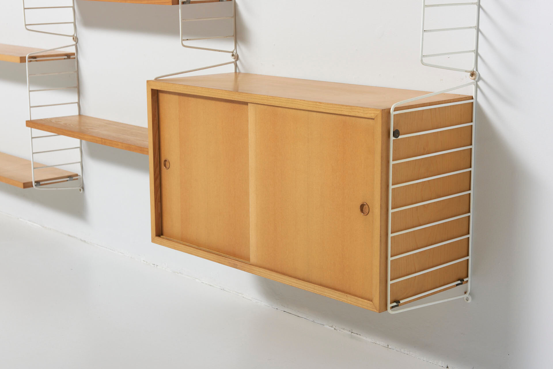 Original String Wall System in Ash by Nisse Strinning, Sweden - 1950's