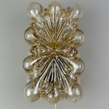 60s 70s wall lamp made of glass metal Bubble Wall Sconce Space Age Germany