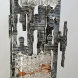 Brutalist sculptural floor lamp by Albano Poli for Poliarte 1970s