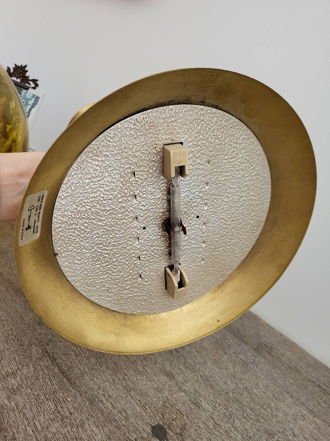 Brass wall or suspension 1970s-1980s