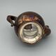 Theiere ou verseuse gallia christofle en metal argente prise bois france
