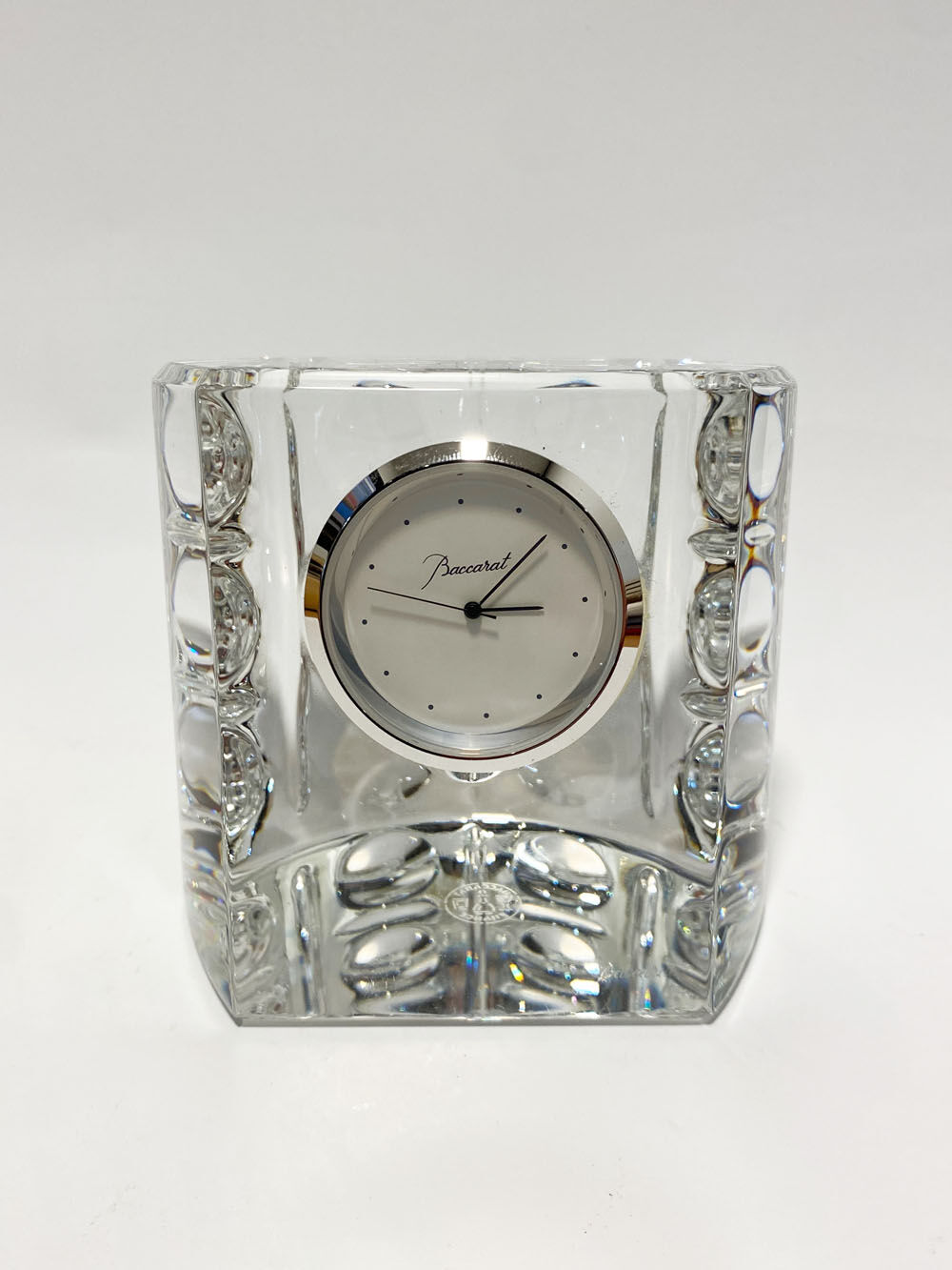 Baccarat clock with original box