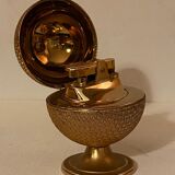 Table lighter, ball-shaped gold color