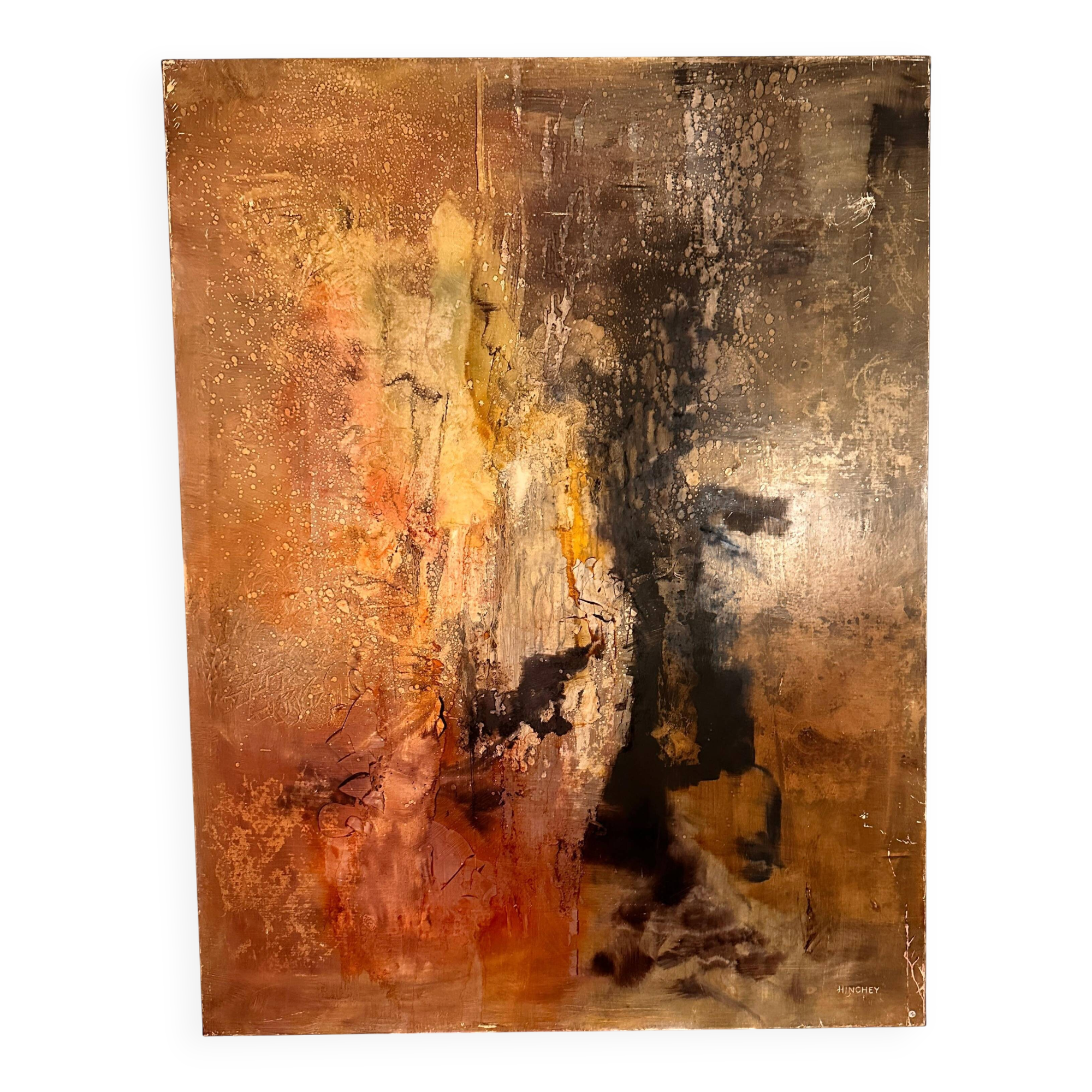 Titled “Foisonnement I”, this large-scale abstract composition by Walter Hinchey
