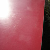 Mullca canteen table with towel holder, red formica, 60s/70s