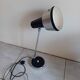 50s/60s desk lamp in chrome and black lacquer