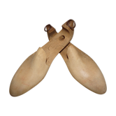 Pair of rough wood shoe trees