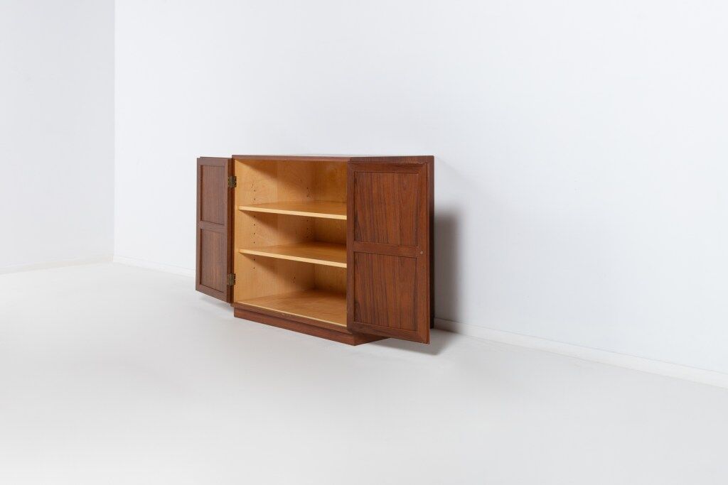 Set of 3 teak cabinets by Tove and Edvard Kindt-Larsen for Thorald Madsen, 1950s