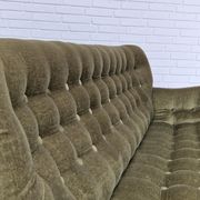 1970s, Swedish design by Swedfurn, Slätta Möbler, 3 seater sofa, vintage velour.