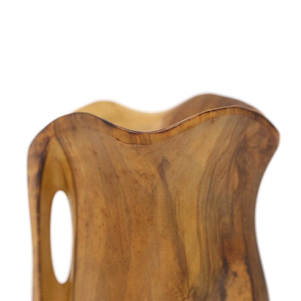 Pichet en bois sculpté dans le style d'Alexandre Noll, 1960s