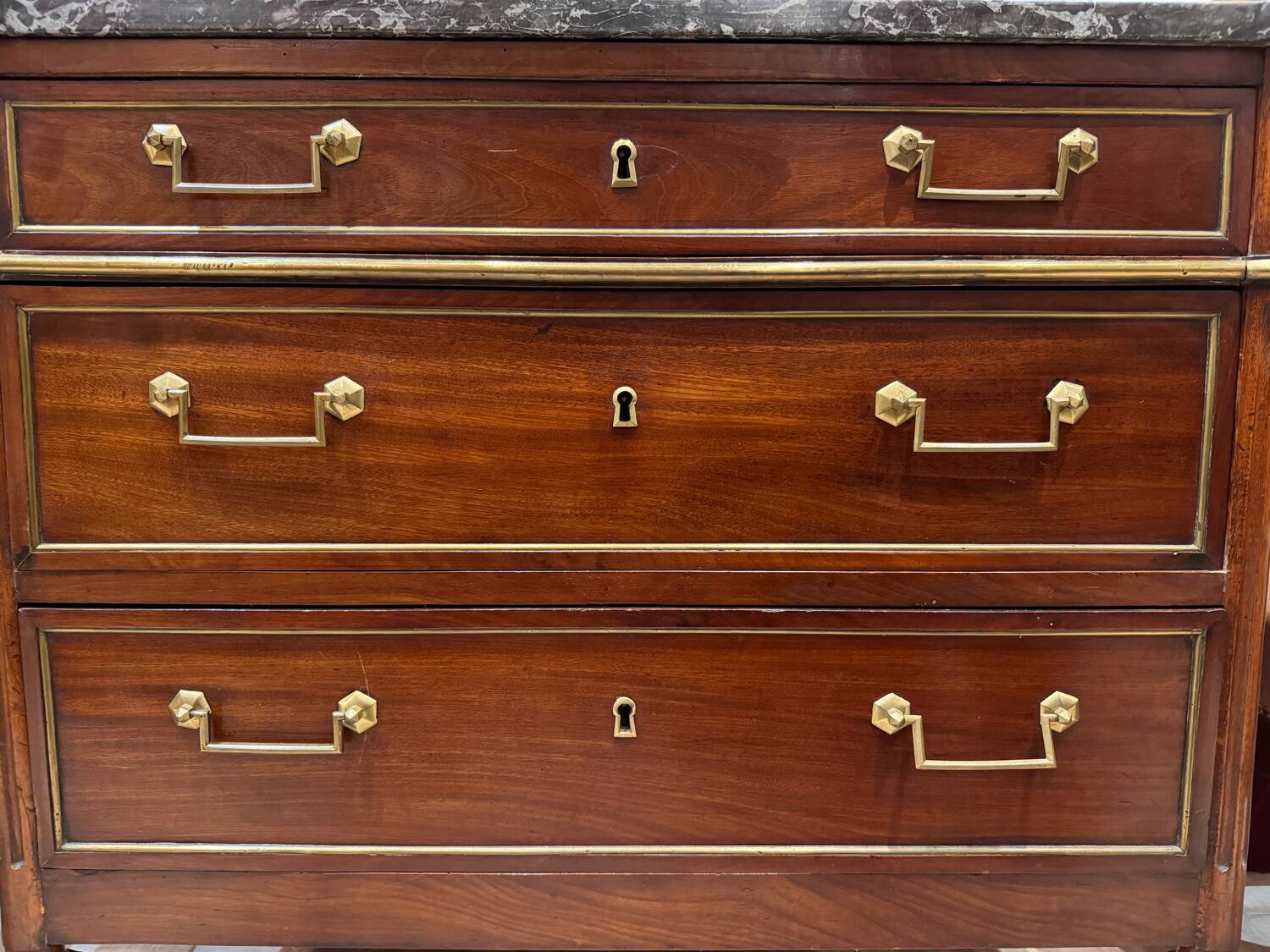 Commode en acajou 1800