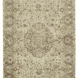 Handmade Decorative Oriental Beige Rug 203 cm x 310 cm