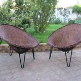 Pair of chairs in trash