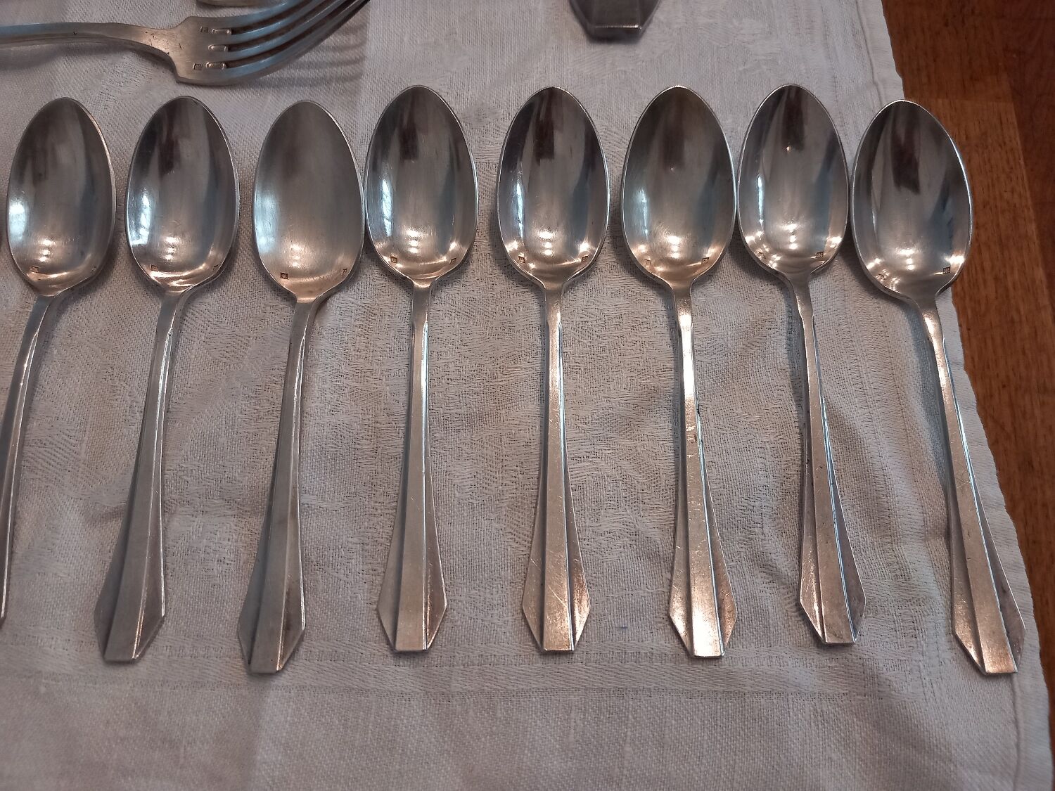 Housewife 37 pieces, art deco