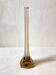 Amber glass soliflore vase, four-lobed base, 1960s-1970s.
