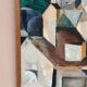 Original Swedish Oil on Canvas – “Komposition” by Arne Tengblad Vintage