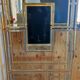 Kim MOLTZER illuminated bookcase in chromed metal.