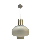 Large Large Chrome Murano Glass Pendant, 1970s