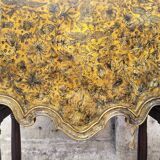 Cabinet of gilded and silvered leather, Art Nouveau, circa 1920 – Spain