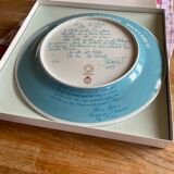 Set of 3 Limoges porcelain plates