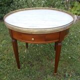 Mahogany hot water bottle table