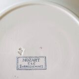 Set of 6 flat plates Model Mozart Sarreguemines