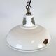 Industrial White Enamel Factory Pendant Lamp from Thorlux, 1960s