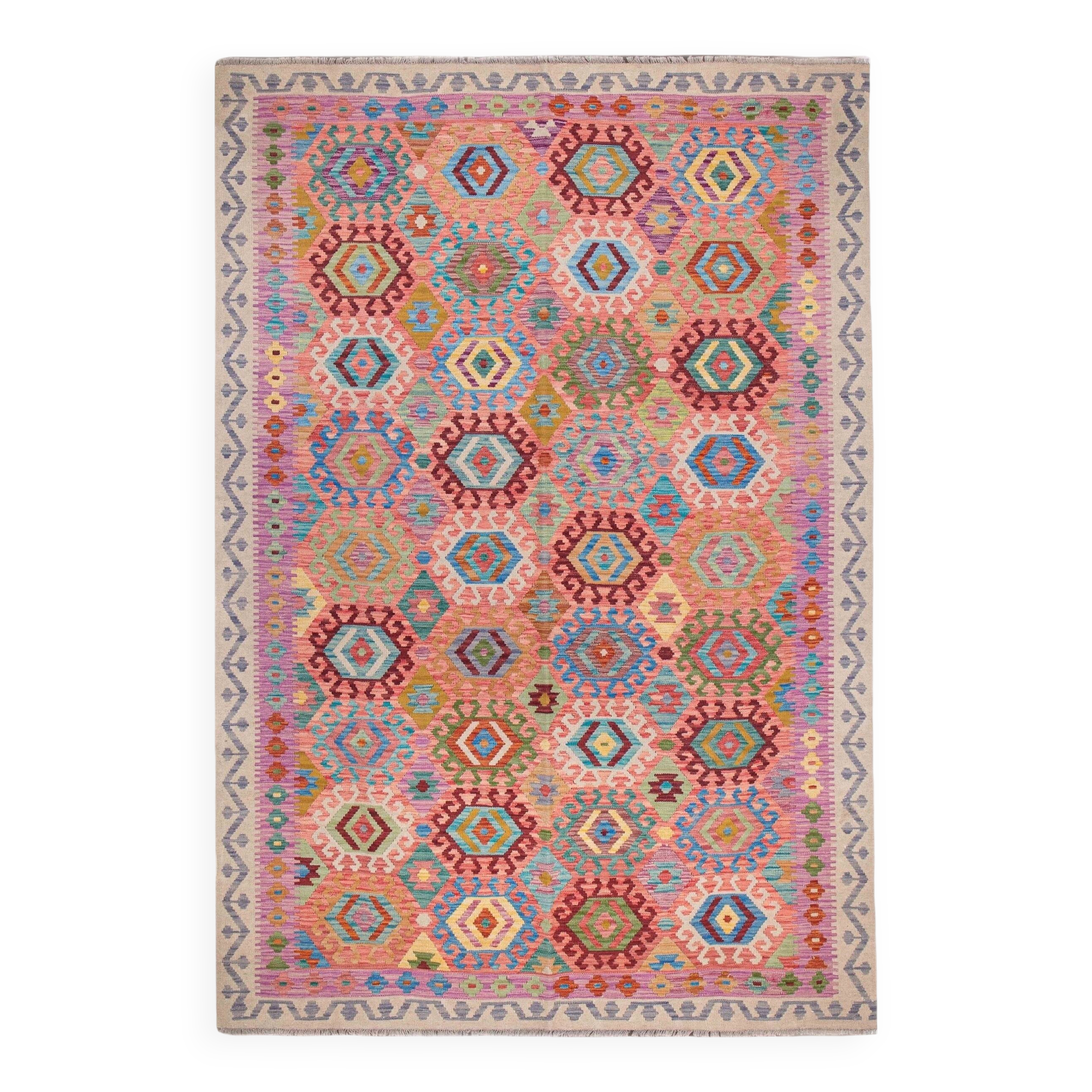 Pashtun Afghan kilim 296 x 204 cm