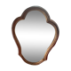 Miroir ancien en bois doré à l' or fin 45x45cm