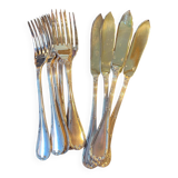 6 Christofle fish cutlery