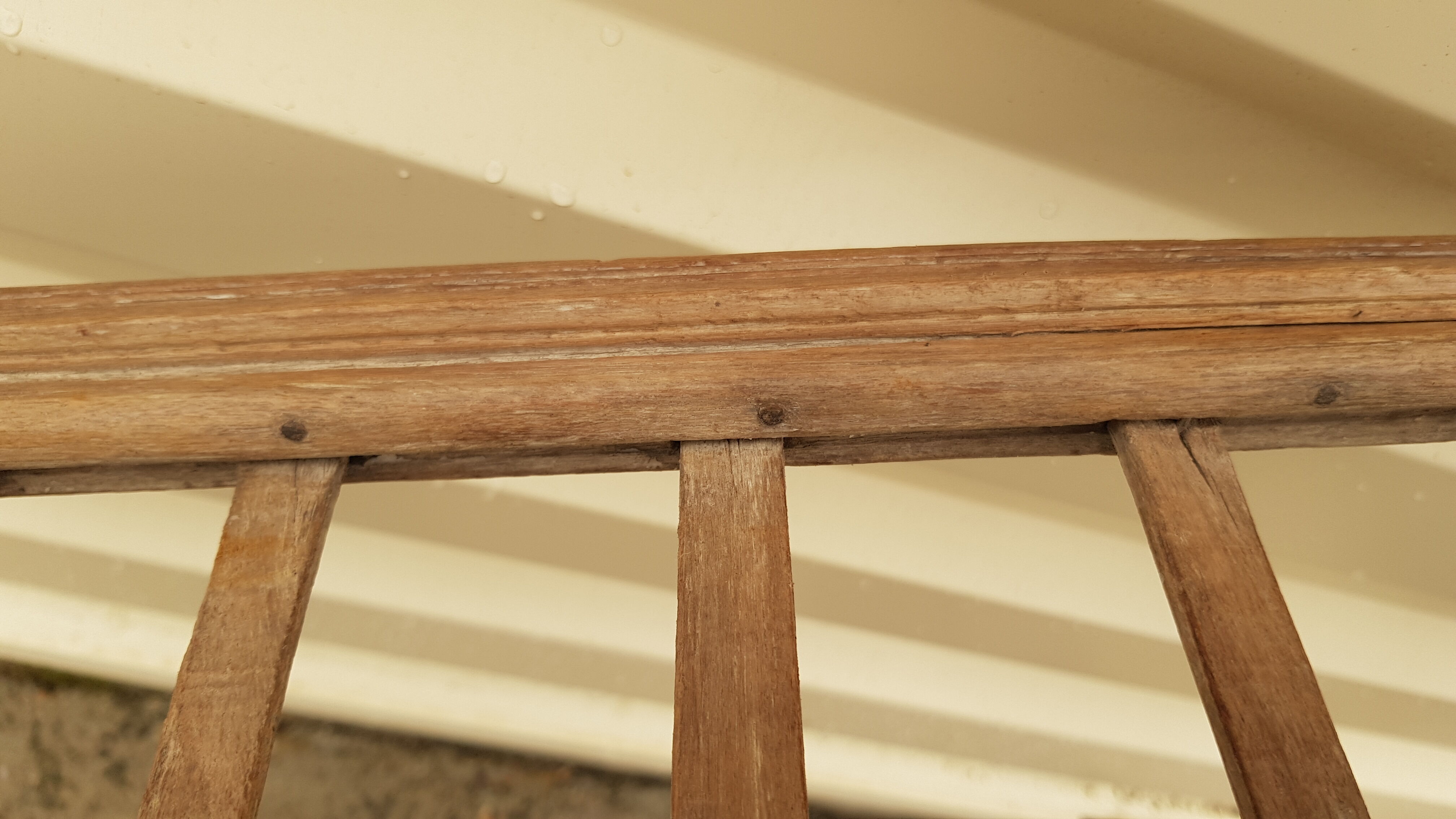 Old teak palanquin roof dome