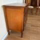 Vintage solid wood chest of drawers, Louis XV style