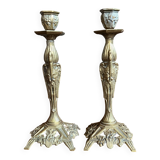 Art Deco candlesticks.