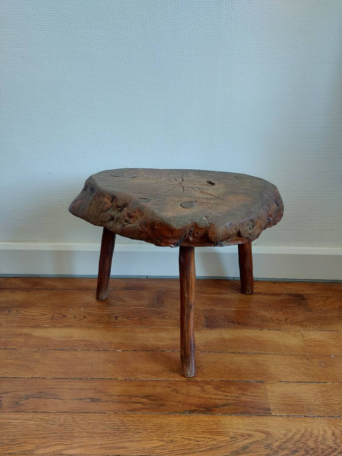 Vintage Brutalist Stool
